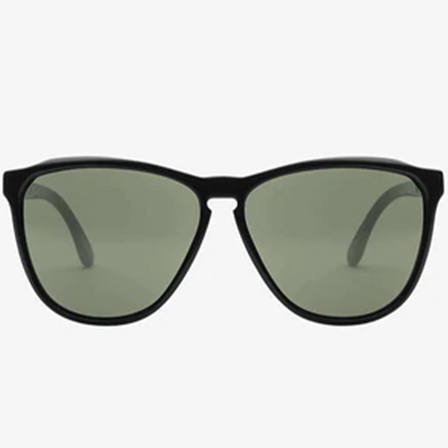 Electric Palm Sunglasses - Gloss Black / Grey Polarized