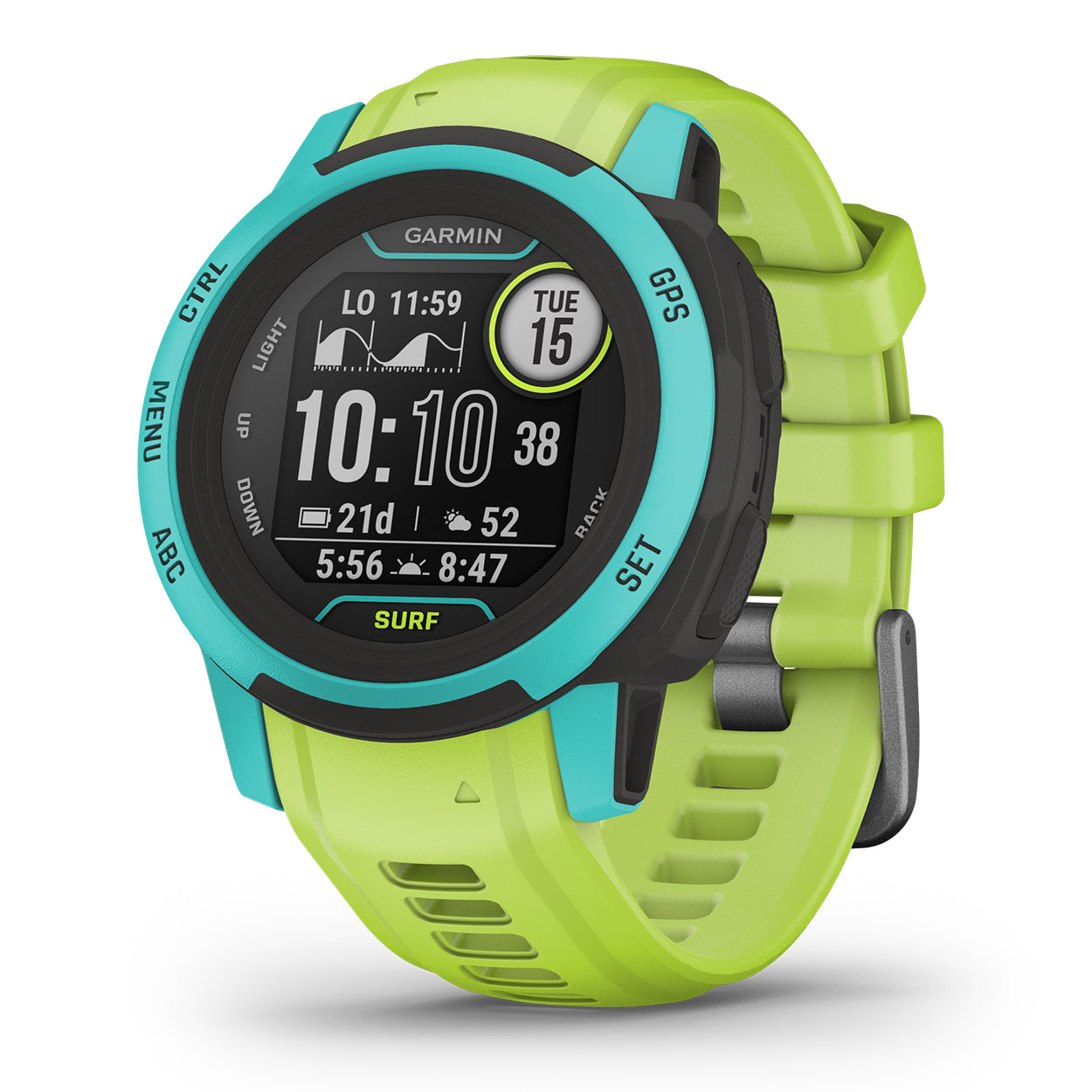 Instinct® 2S - Surf Edition, Waikiki | Surfers Smartwatch for