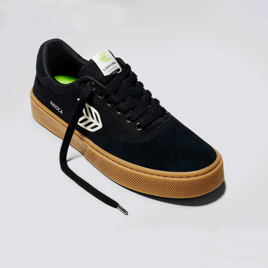 Cariuma Naioca Skate Shoe in Black Gum/Ivory