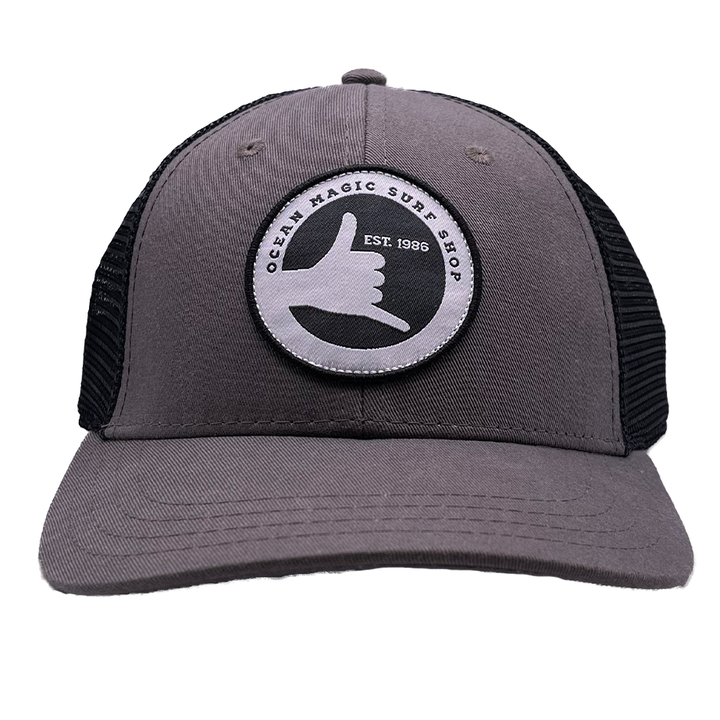 Ocean Magic Shaka Circle Patch Hat - Shop Best Selection Of Men's Hats At Oceanmagicsurf.com