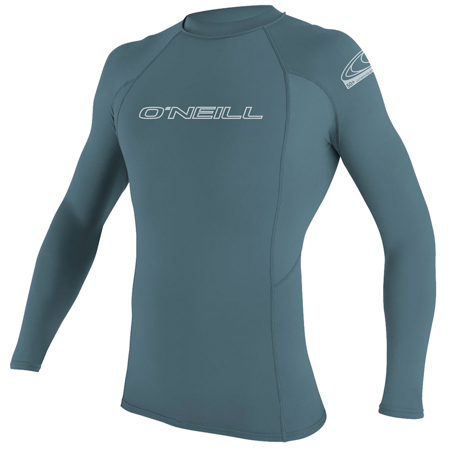 O'Neill Basic Skins Long Sleeve Rash Guard - Shop Best Selection Of Men's Rash Guards At Oceanmagicsurf.com