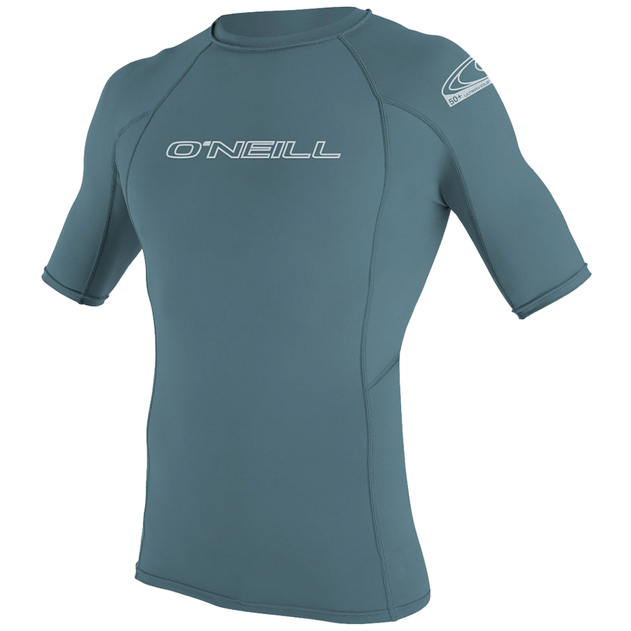 O'Neill Basic Skins Short Sleeve Rash Guard - Shop Best Selection Of Men's Rash Guards At Oceanmagicsurf.com