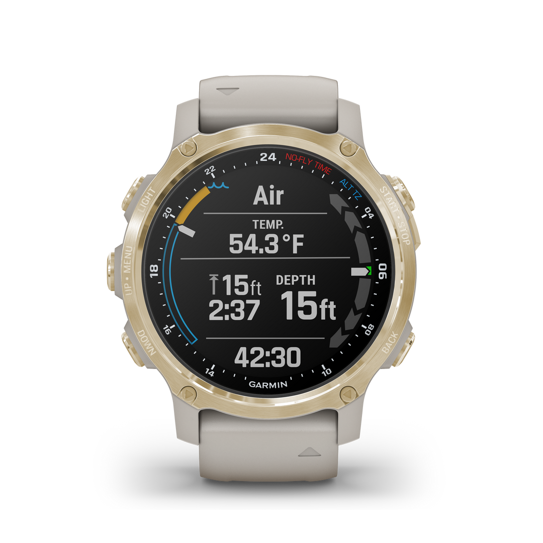 Descent™ Mk2S Smartwatch Lt Gold / Lt Sand Band - 43mm