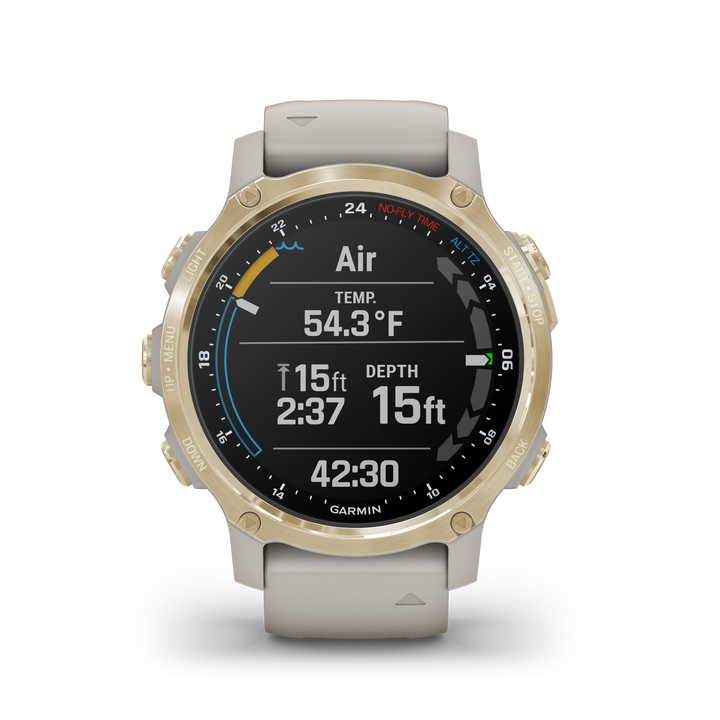 Descent™ Mk2S Smartwatch Lt Gold / Lt Sand Band - 43mm