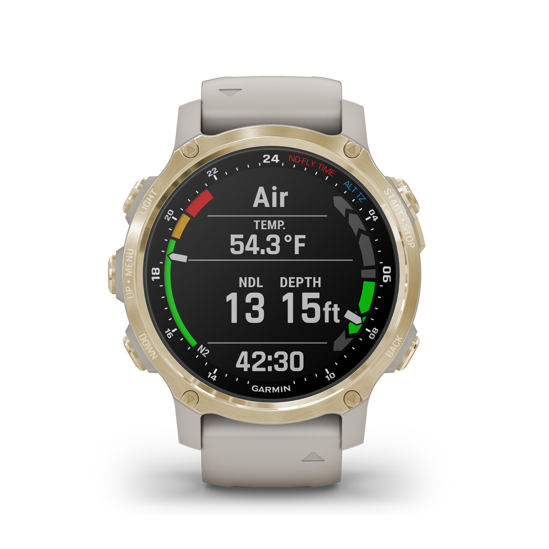 Descent™ Mk2S Smartwatch Lt Gold / Lt Sand Band - 43mm