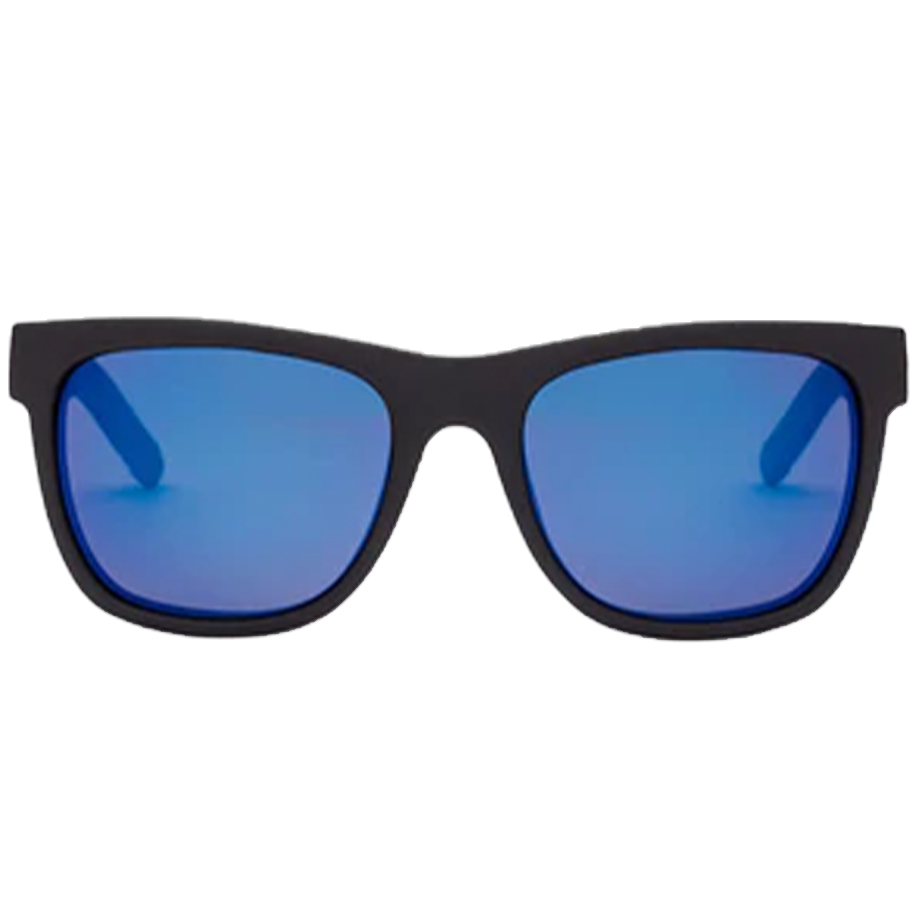 JJF12 Polarized Sunglasses - Matte Black/Blue – Ocean Magic Surf Shop