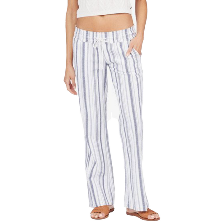 Roxy Oceanside Stripe Flared Pants - Shop Best Selection Of Women's Pants At Oceanmagicsurf.com