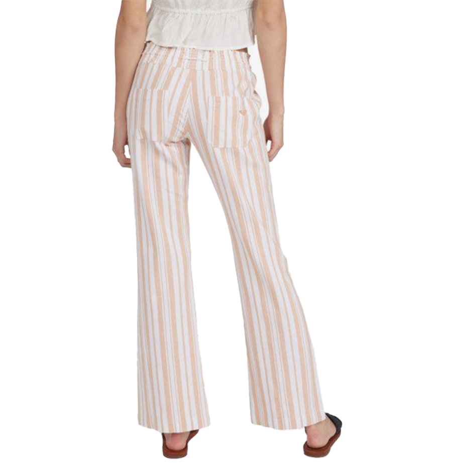 Roxy Oceanside Stripe Flared Pants - Shop Best Selection Of Women's Pants At Oceanmagicsurf.com