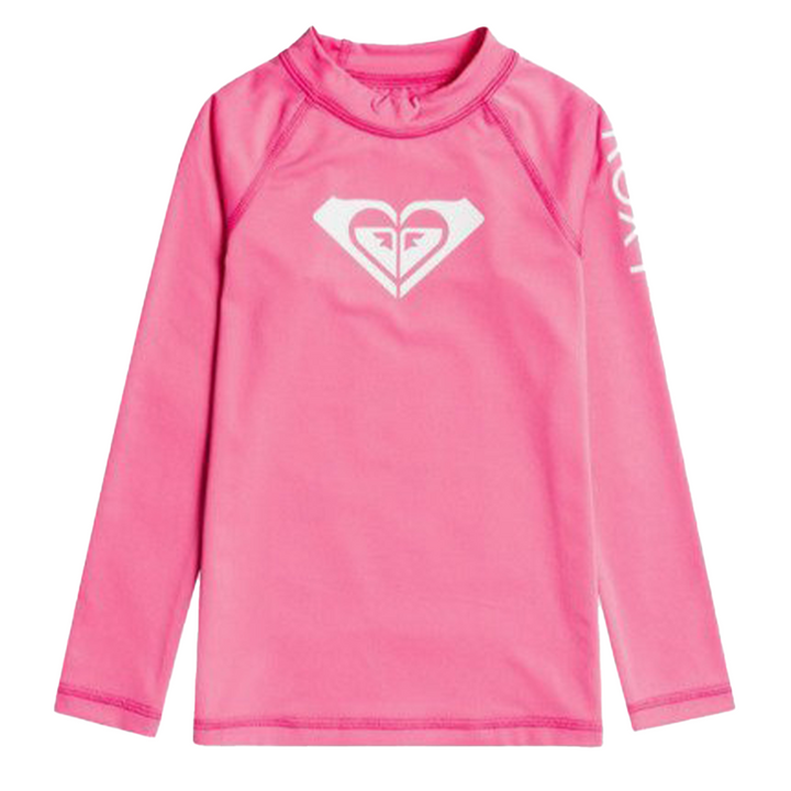 Roxy Whole Hearted Long Sleeve Rashguard - Shop Best Selection Of Girls Rash Guards At Oceanmagicsurf.com