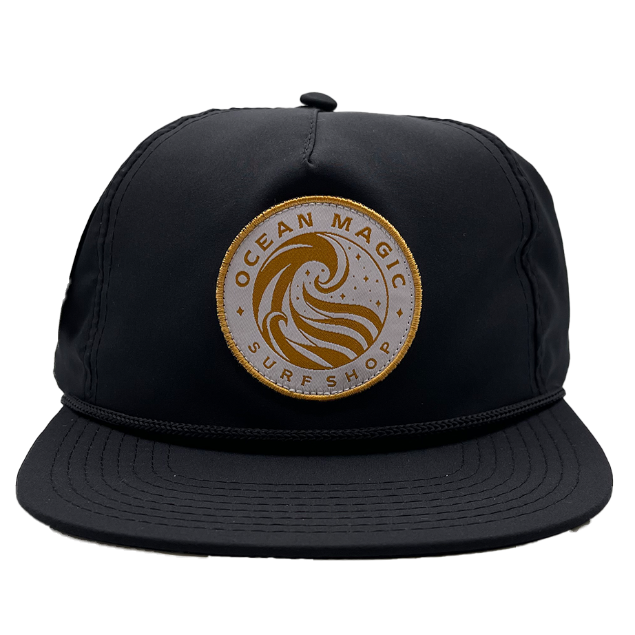 Ocean Magic Wave Logo Rope Hat - Shop Best Selection Of Hat's At Oceanmagicsurf.com