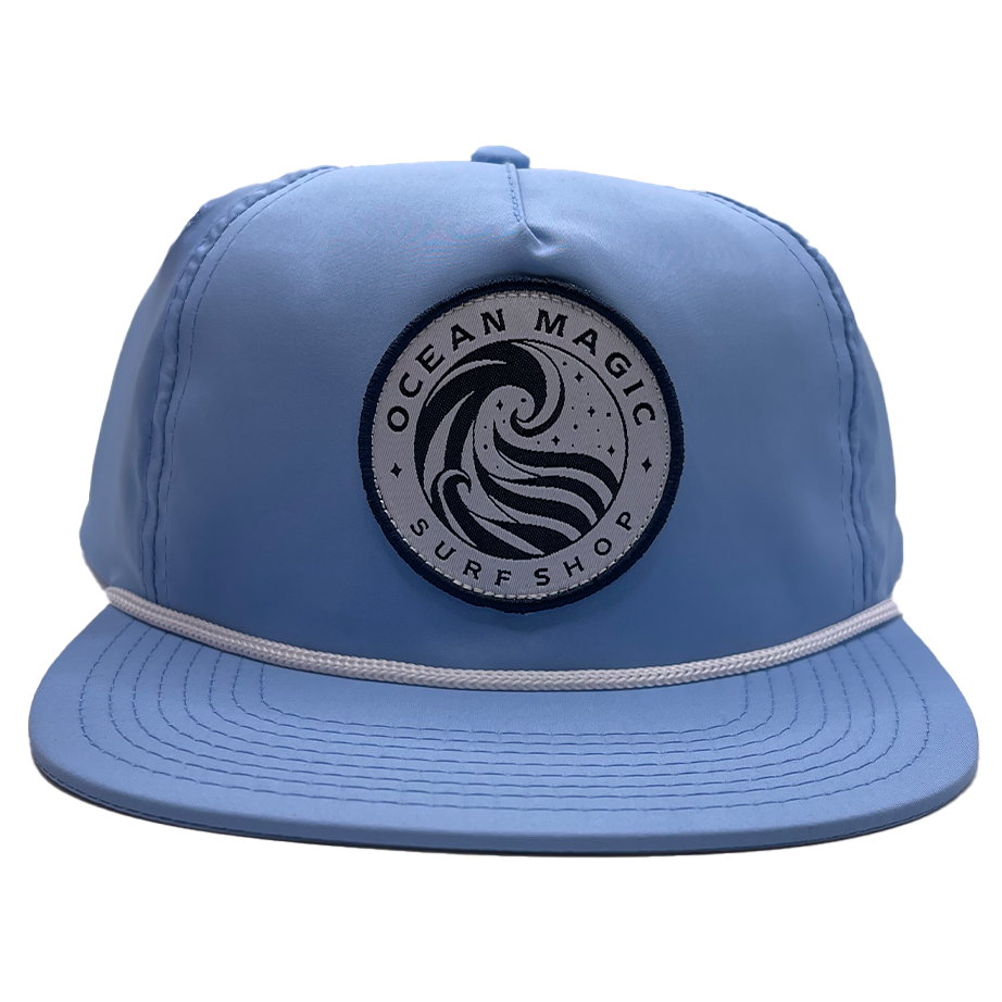 Ocean Magic Wave Logo Rope Hat - Shop Best Selection Of Hat's At Oceanmagicsurf.com