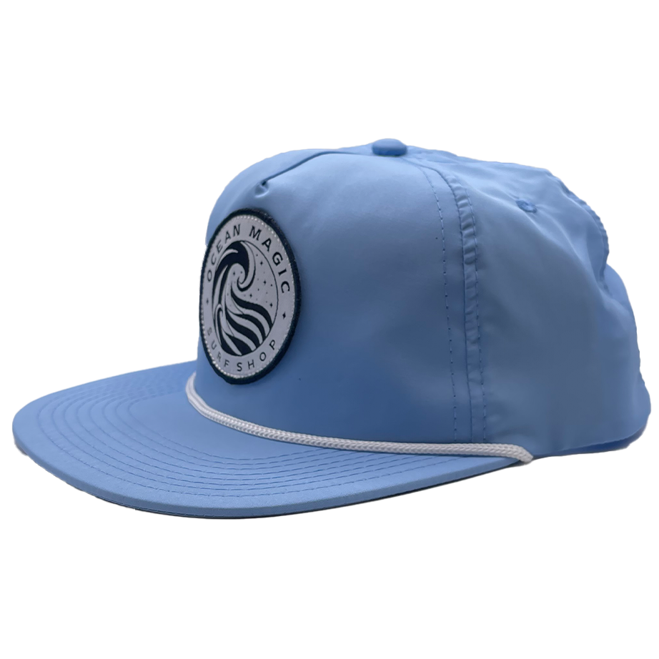 Ocean Magic Wave Logo Rope Hat - Shop Best Selection Of Hat's At Oceanmagicsurf.com