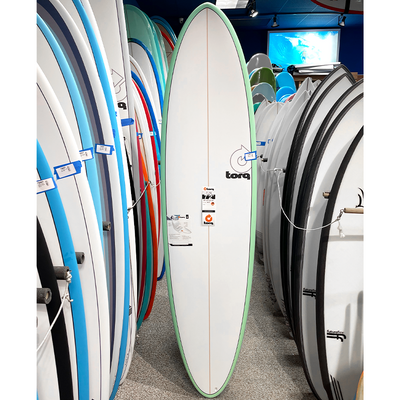 Torq Surfboards Green Mod Fun Surfboard - Shop Best Selection Of Surfboards At Oceanmagicsurf.com