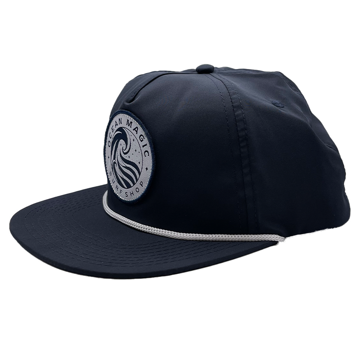 Ocean Magic Wave Logo Rope Hat - Shop Best Selection Of Hat's At Oceanmagicsurf.com