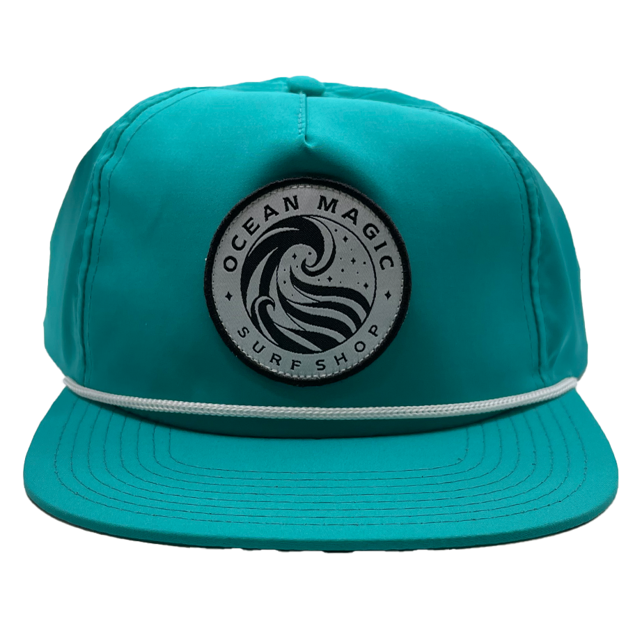 Ocean Magic Wave Logo Rope Hat - Shop Best Selection Of Hat's At Oceanmagicsurf.com